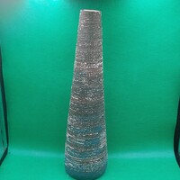Brutalista ritka gyűjtői Gazder Antal Hollóházi  porcelán váza kerámia borítással