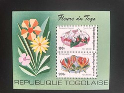 Togo postatiszta virágok 1975