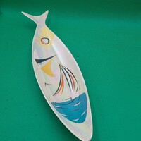 Ritka  gyűjtői Kőbányai/ Drasche  hal formájú tál