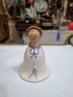 Iparmüvészeti kerámia csengő