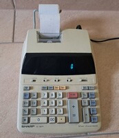 Sharp EL-1607P szalagos számológép
