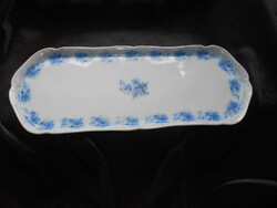 Antik méhkas jelzéssel  porcelán kínáló tál-szendvics tál