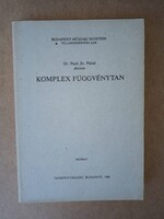 BME Dr. Pach Zs. Pálné - Komplex függvénytan