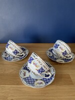 Zsolnay Marie Antoinette 3 db teáscsésze+alj