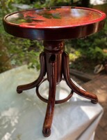 Régi Thonet tonett fém orsós zongoraszék