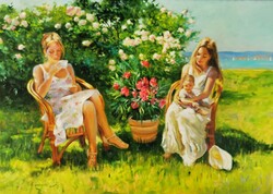 Hornyik Zoltán festmény 50x70cm