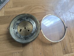 Biedermeier kandalló óra keret képkeret óra képóra szàmlap ajtóval
