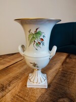Herendi Hecsedli Kaspó Váza 25cm
