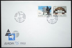 Ff1206-7 / Finnország 1993 EUROPA bélyegsor FDC-n