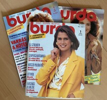 3 db. Burda magazin