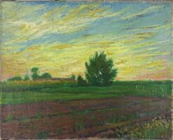 1W597 Pálla Jenő (1883-1958) : "Naplemente" 1942 VIII.