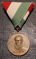 Kossuth Lajos Patriota évfordulós emlékérem  1802-1902 . 29mm