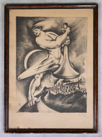 Zilzer Gyula Idő 1924 litho