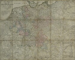Post Karte durch ganz Deutschland Augsburg, 1795