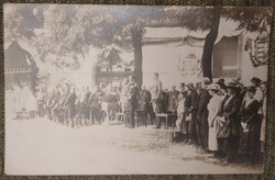 1920. július 24. - Tábori mise a Ludovika Akadémián / Horthy Miklós  -  képeslap