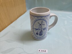A1312 Alföldi Holland malom mintás korsó 14 cm
