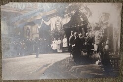 1920. július 24. - Tábori mise a Ludovika Akadémián / Horthy Miklós - képeslap