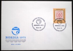 Ff763 / Finnország 1975 NORDIA1975 bélyegkiállítás bélyeg FDC-n