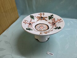 T2484 Kerámia gyümölcsös tál SzGy monogram 25x13 cm