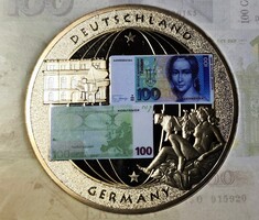 German commemorative coin for the introduction of the euro