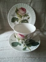 Roy Kirkham angol porcelán reggeliző szett, nagy méretű bögrével