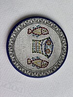 Jeruzsálemi mozaikos kerámia falitál   28 cm átmérő