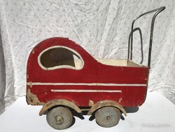 BABAKOCSI - 100 éves - ALKUKÉPES - "HÁZI KÉSZÍTÉS" - BÉCSI - 60 x 53 x 38 cm