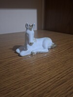 Porcelán ló, paci. 17 cm. Hibátlan.