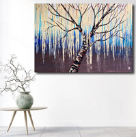 JMModernAbstract EIWA 100x70 cm-es kortárs festmény feszített vásznon