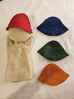 Retro kézzel készült báb készlet, kiegészítők