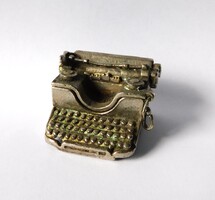 Miniatűr úti hamutál - írógép