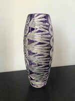 Üveg váza 23,5cm.