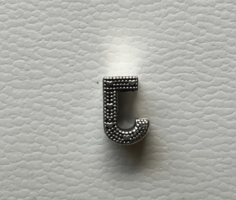Eredeti Pandora Moments charm * ALE S925 ezüst * J betű charm