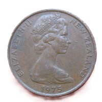 New Zealand 2 cents 1975 (t42)
