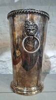 Wallace Silver Plate Bor vagy pezsgőhűtő, oroszlános fogantyúval