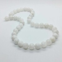 Fehér holdkő ásványgyöngy 10 mm