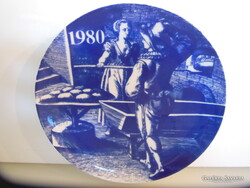 TÁNYÉR - ALKUKÉPES - 1980 év - VIKTORIÁNUS -  BAVARIA  WINTERLING - 19 cm - PORCELÁN - hibátlan
