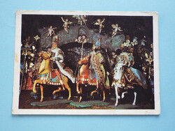 Képeslap (57) - Betlehemes figurák 1960-as évek - (osztrák)