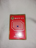 Vintage Royal römikártya fóliás csomagolásban    M