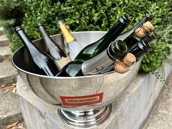 8 palackos Piper-Heidsieck XL Champagne Jégmedence - Jean Couzon Rozsdamentes Acél Talapzatos Hűtő