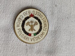 Ifjú gárda polgári védelem szakalegység kitűző