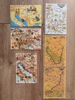 Malév képeslapok 5db egyben