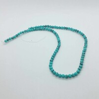 Türkiz ásványgyöngy 4 mm