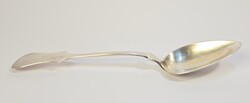Antique 13 lato Viennese silver large spoon / serving spoon