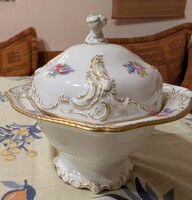 Rosenthal Sanssouci gazdagon aranyozott cukortartó