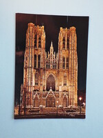 Képeslap (57) - Belgium - Brüsszel - Szent Mihály székesegyház 1970-es évek