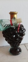 Retro Grape Cluster Bottle, Unopened Wine 500ml