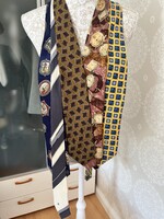 Kenzo, Christian Dior, Boss, Pierre Cardin 100% selyem nyakkendő