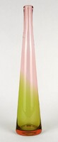 1N603 Mid century színezett művészi üveg váza 32 cm