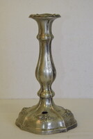 Régi ezüstözött fém gyertyatartó A025